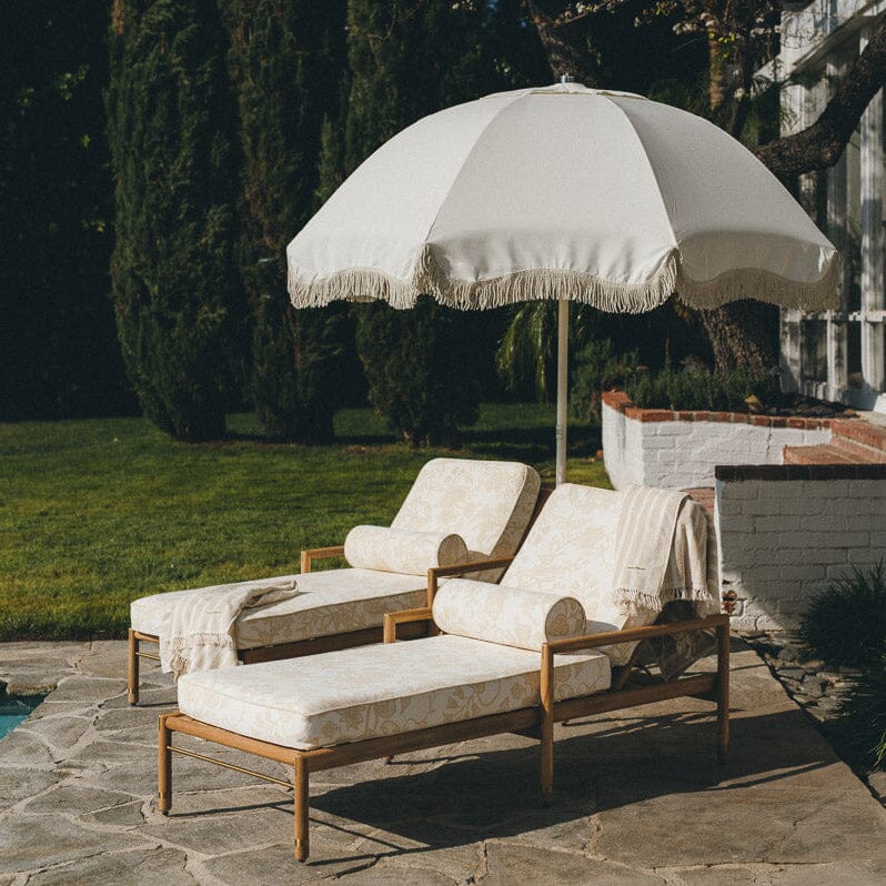 The Patio Umbrella - Antique White Patio Umbrella Business & Pleasure Co. 