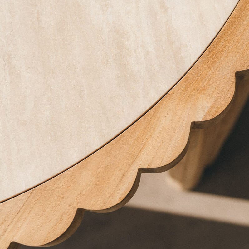 The Daisy Coffee Table - Teakwood Daisy Coffee Table Business & Pleasure Co. 