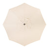 Swatch for The Resort Market Umbrella - Octagon - Canopy 10' - Monaco Natural Stripe