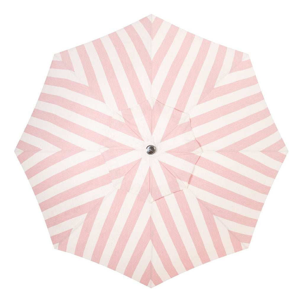 The Patio Umbrella - Crew Pink Stripe Patio Umbrella Business & Pleasure Co. 