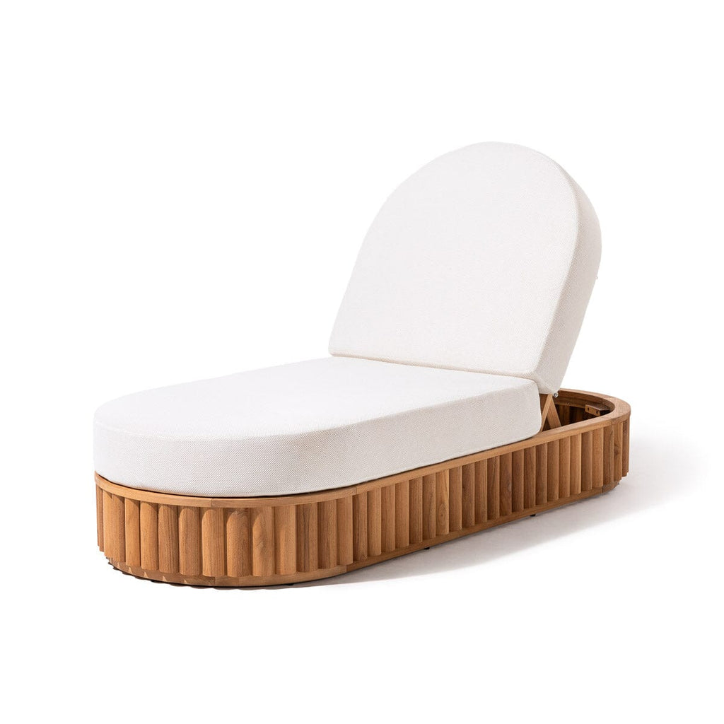 The Daisy Sun Lounger - Frame - Teakwood Daisy Sun Lounger Business & Pleasure Co. 