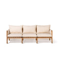 The WES Sofa Wes Sofa Kit Business & Pleasure Co. Monaco Natural Stripe Teakwood 