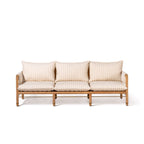 The WES Sofa Wes Sofa Kit Business & Pleasure Co. Monaco Natural Stripe Teakwood 
