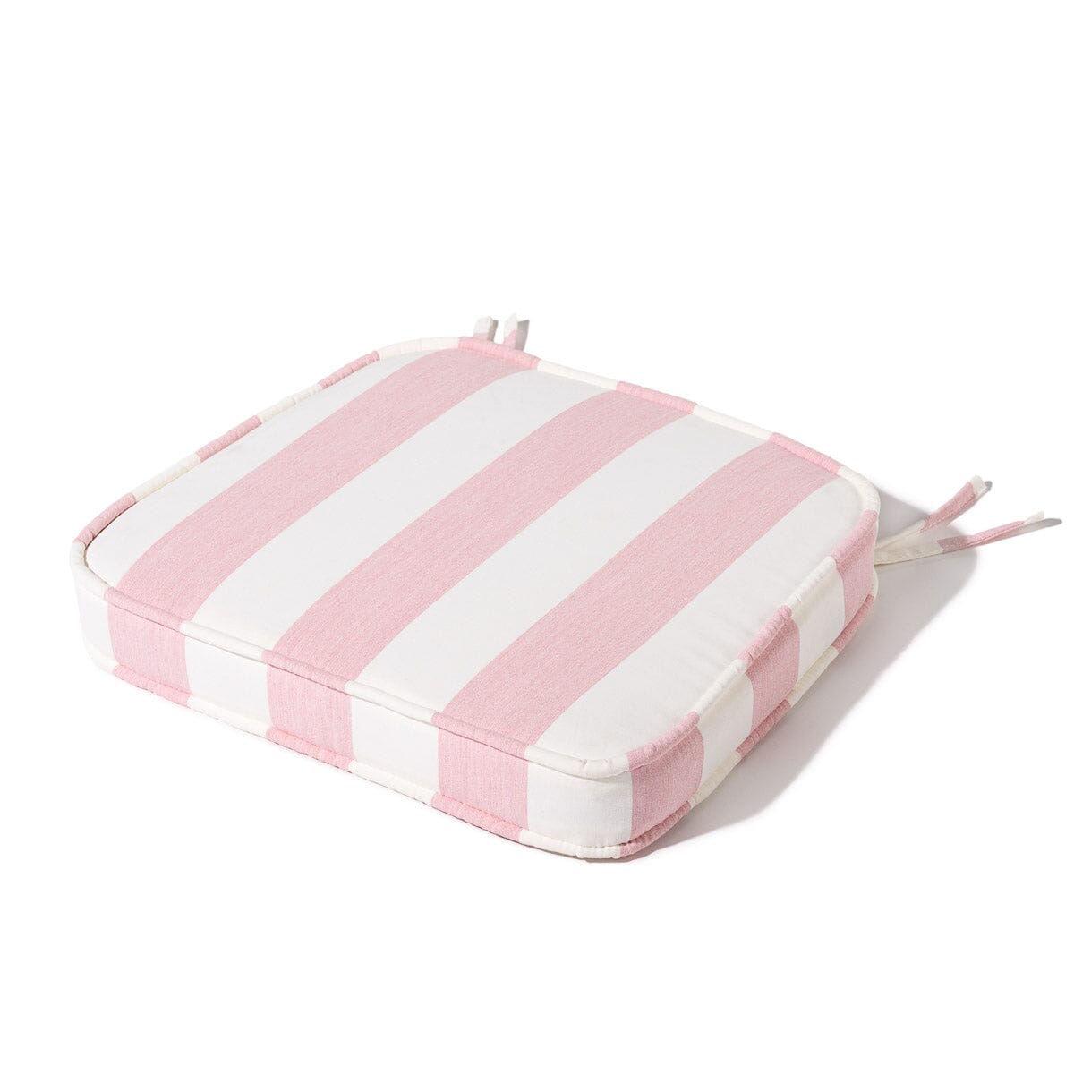 Al Fresco Dining Chair Cushion Business & Pleasure Co. Crew Pink Stripe 