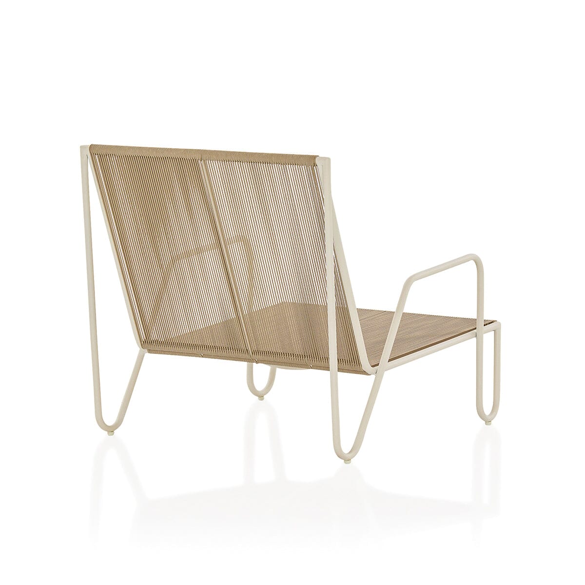 The Shore Occasional Chair - Coco Republic - Coral - White Frame Shore Chair Business & Pleasure Co. 