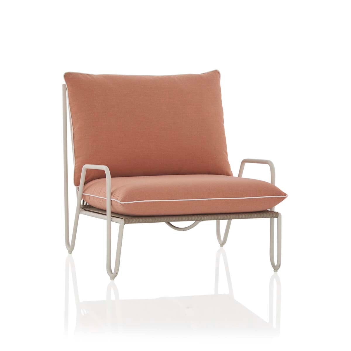 The Shore Occasional Chair - White Frame Shore Chair Business & Pleasure Co. 