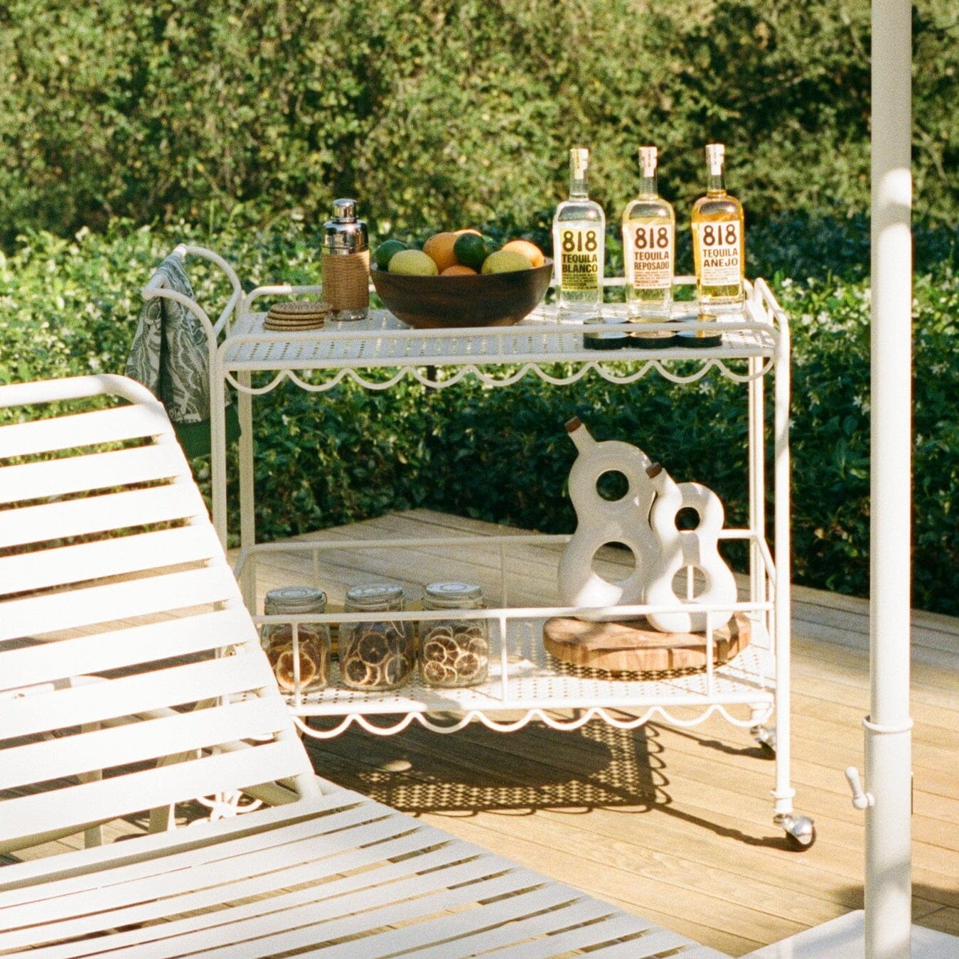 The Al Fresco Bar Cart Al Fresco Bar Cart Business & Pleasure Co. 