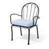 Swatch for Al Fresco Dining Chair in Sky Blue | Vintage Black Frame