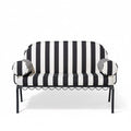 Al Fresco Love Seat Business & Pleasure Co. Crew Vintage Black Stripe Vintage Black 