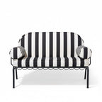 Al Fresco Love Seat Business & Pleasure Co. Crew Vintage Black Stripe Vintage Black 