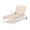 The Al Fresco Sun Lounger Business & Pleasure Co. Tiki Natural Antique White 