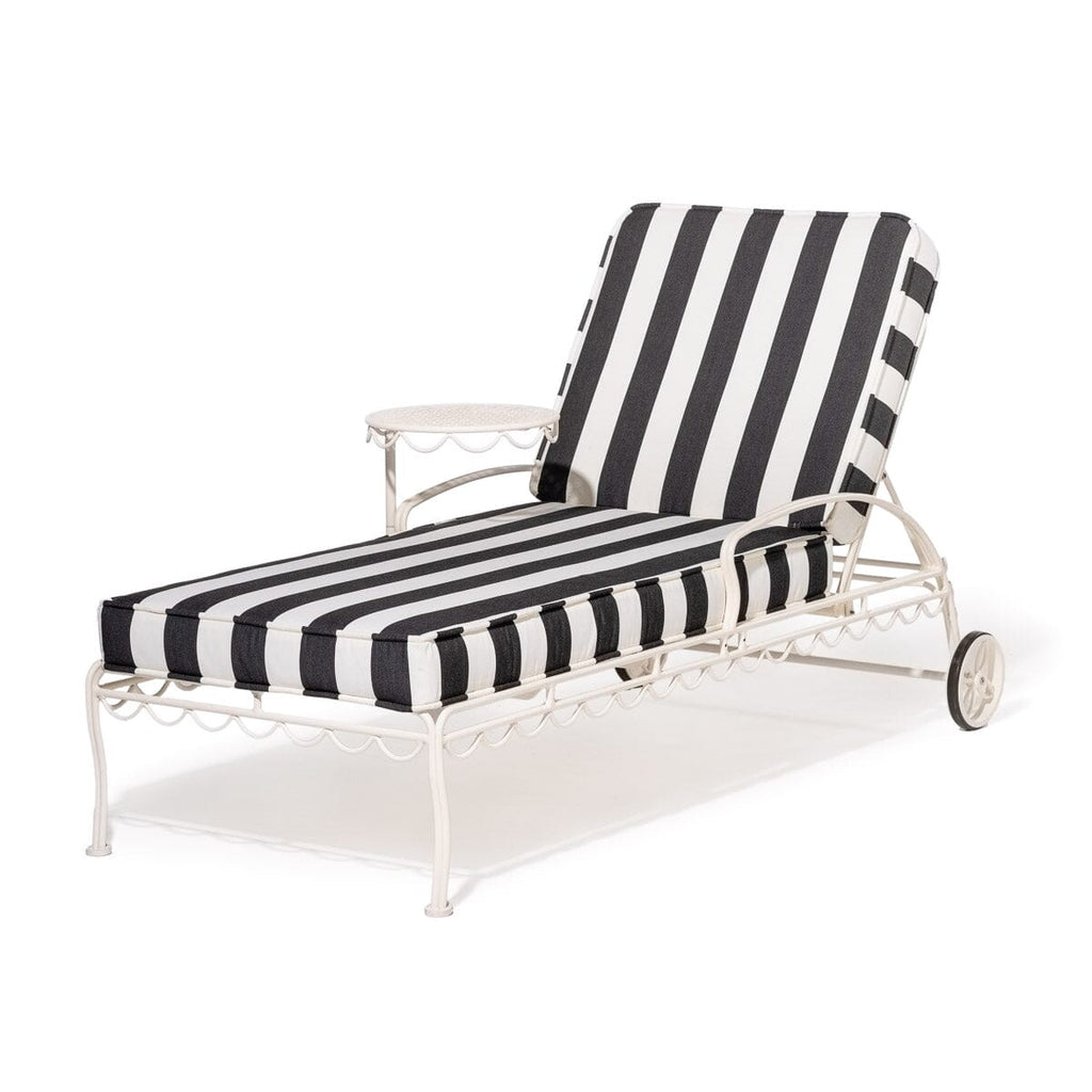 The Al Fresco Sun Lounger Business & Pleasure Co. Crew Vintage Black Stripe Antique White 