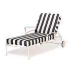 The Al Fresco Sun Lounger Business & Pleasure Co. Crew Vintage Black Stripe Antique White 