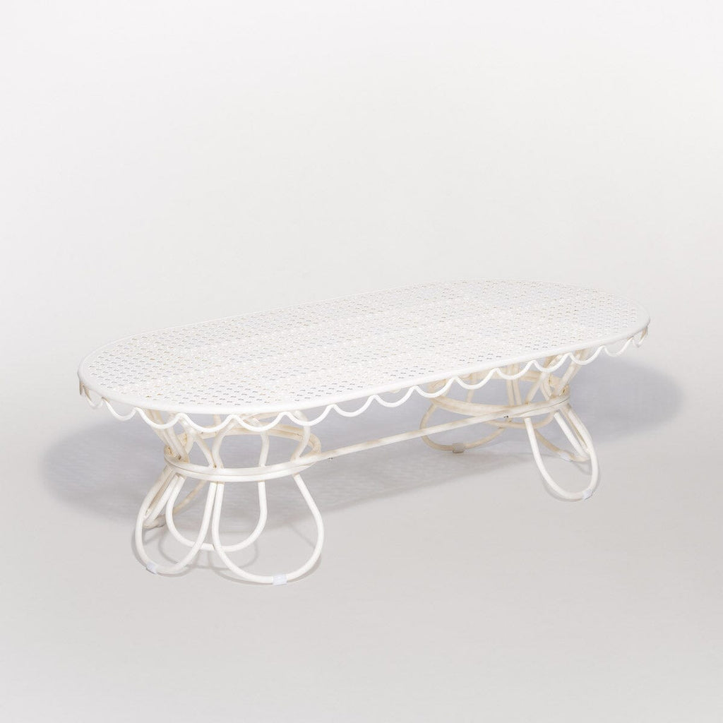 The Al Fresco Coffee Table AL Fresco Coffee Table Business & Pleasure Co. Antique White 