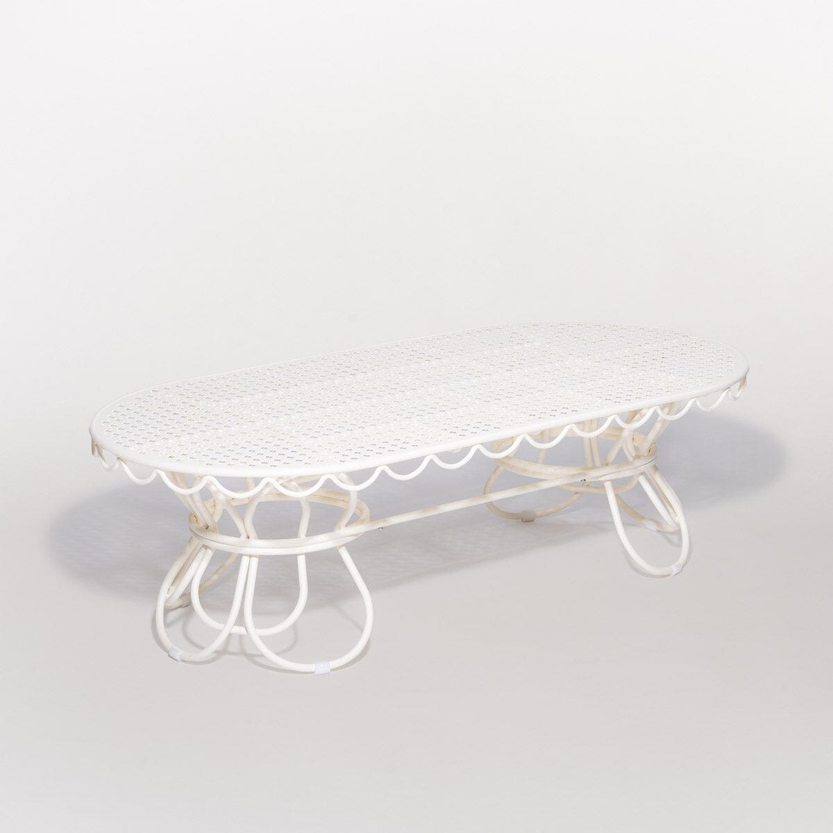 The Al Fresco Coffee Table AL Fresco Coffee Table Business & Pleasure Co. Antique White 