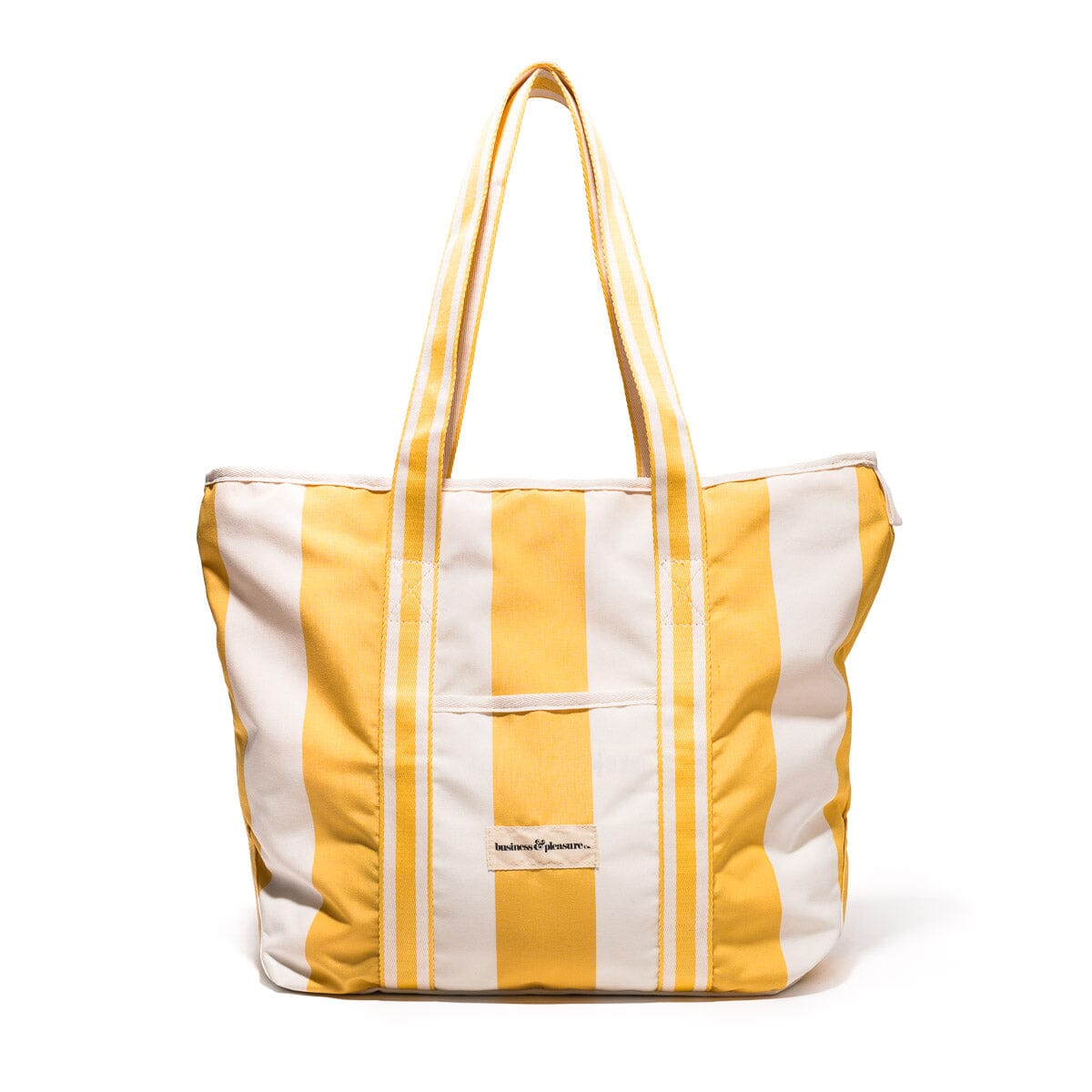 The Beach Bag - Crew Mimosa Yellow Stripe Beach Bag Business & Pleasure Co. 