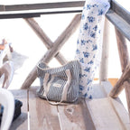 The Beach Bag - Lauren's Navy Stripe Beach Bag Business & Pleasure Co 