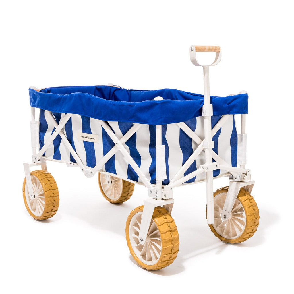 The Beach Cart - Crew Mediterranean Blue Stripe Beach Cart Business & Pleasure Co. 