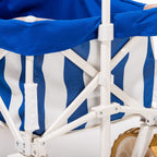 The Beach Cart - Crew Mediterranean Blue Stripe Beach Cart Business & Pleasure Co. 