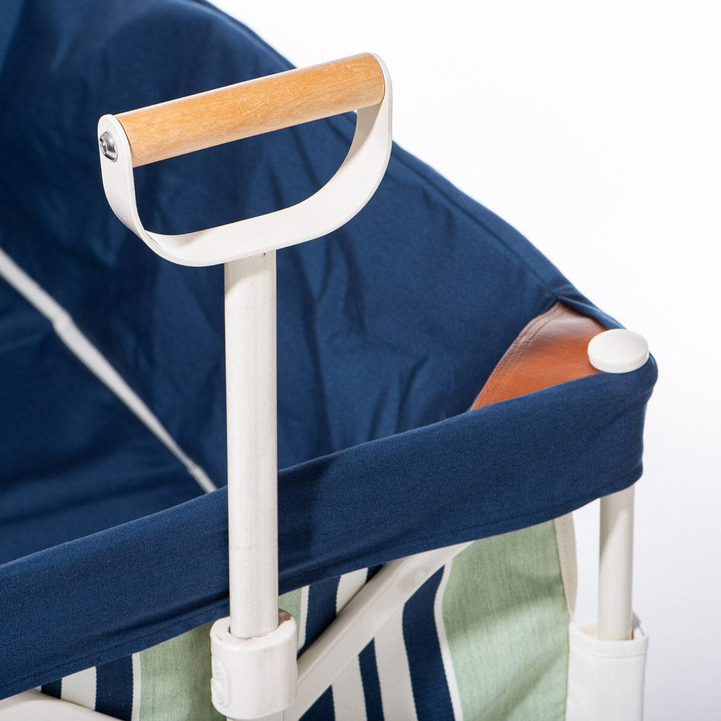 The Folding Beach Cart x Julia Berolzheimer in Green Navy B&P Co. x Julia Berolzheimer 