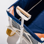 The Beach Cart - Laurens Navy Stripe Beach Cart Business & Pleasure Co 