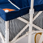 The Beach Cart - Laurens Navy Stripe Beach Cart Business & Pleasure Co 