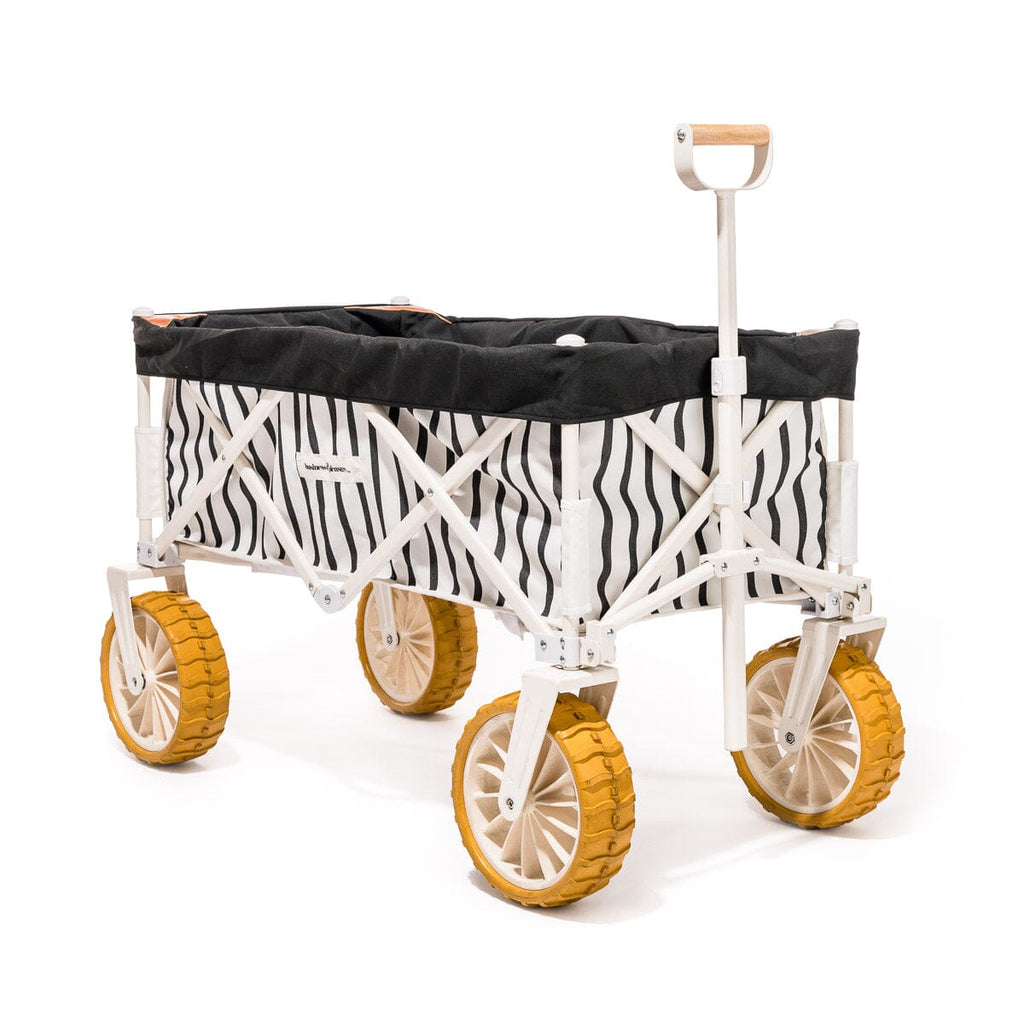 The Beach Cart - Monaco Black Stripe Beach Cart Business & Pleasure Co. 