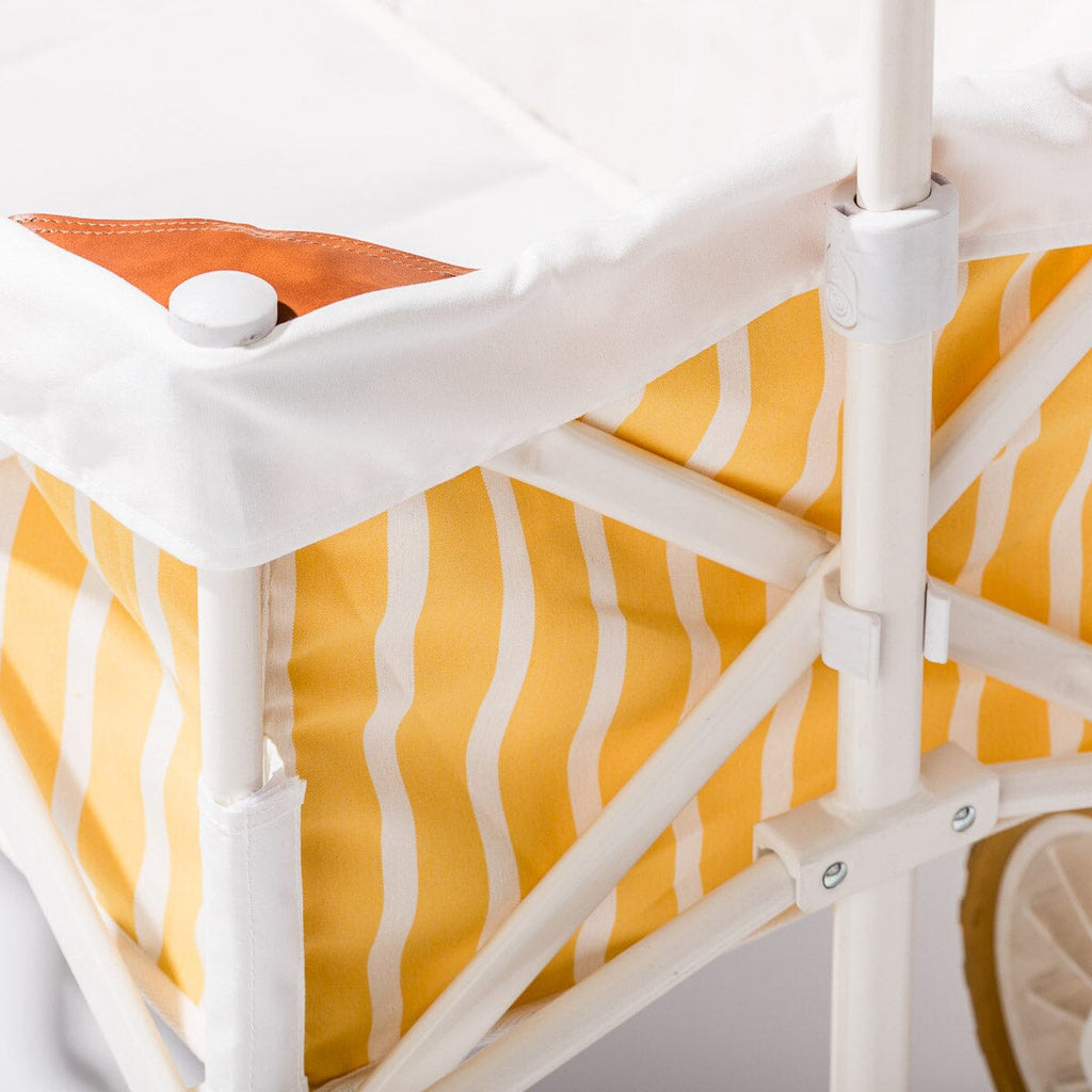 The Beach Cart - Monaco Mimosa Stripe Beach Cart Business & Pleasure Co 