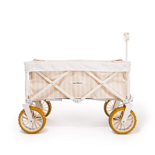 The Beach Cart - Monaco Natural Stripe Beach Cart Business & Pleasure Co 