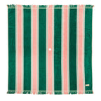 The Beach Blanket - Bistro Green Stripe Beach Blanket Business & Pleasure Co. 