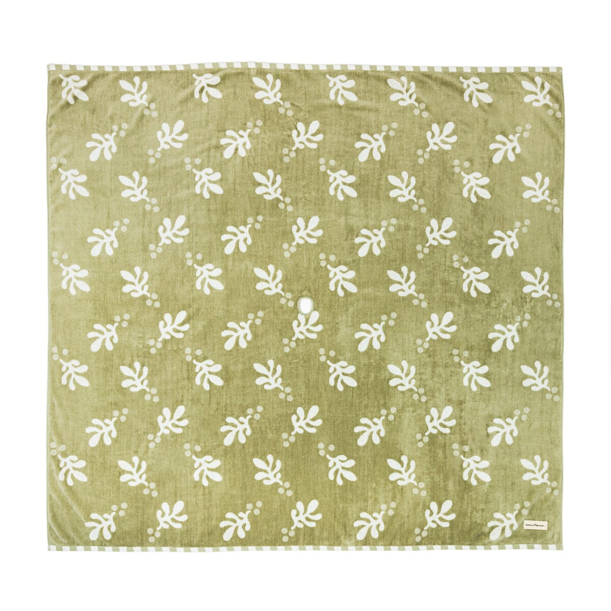 The Beach Blanket - Benoît Jade Green Jacquard Beach Blanket Business & Pleasure Co. 