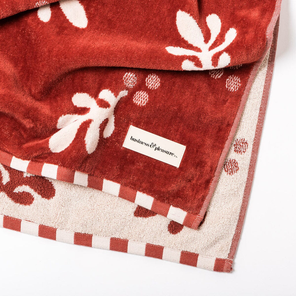 The Beach Blanket - Benoît Le Sirenuse Jacquard Beach Blanket Business & Pleasure Co. 