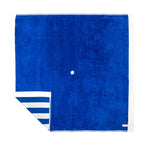 The Beach Blanket - Crew Mediterranean Blue Stripe Beach Blanket Business & Pleasure Co. 