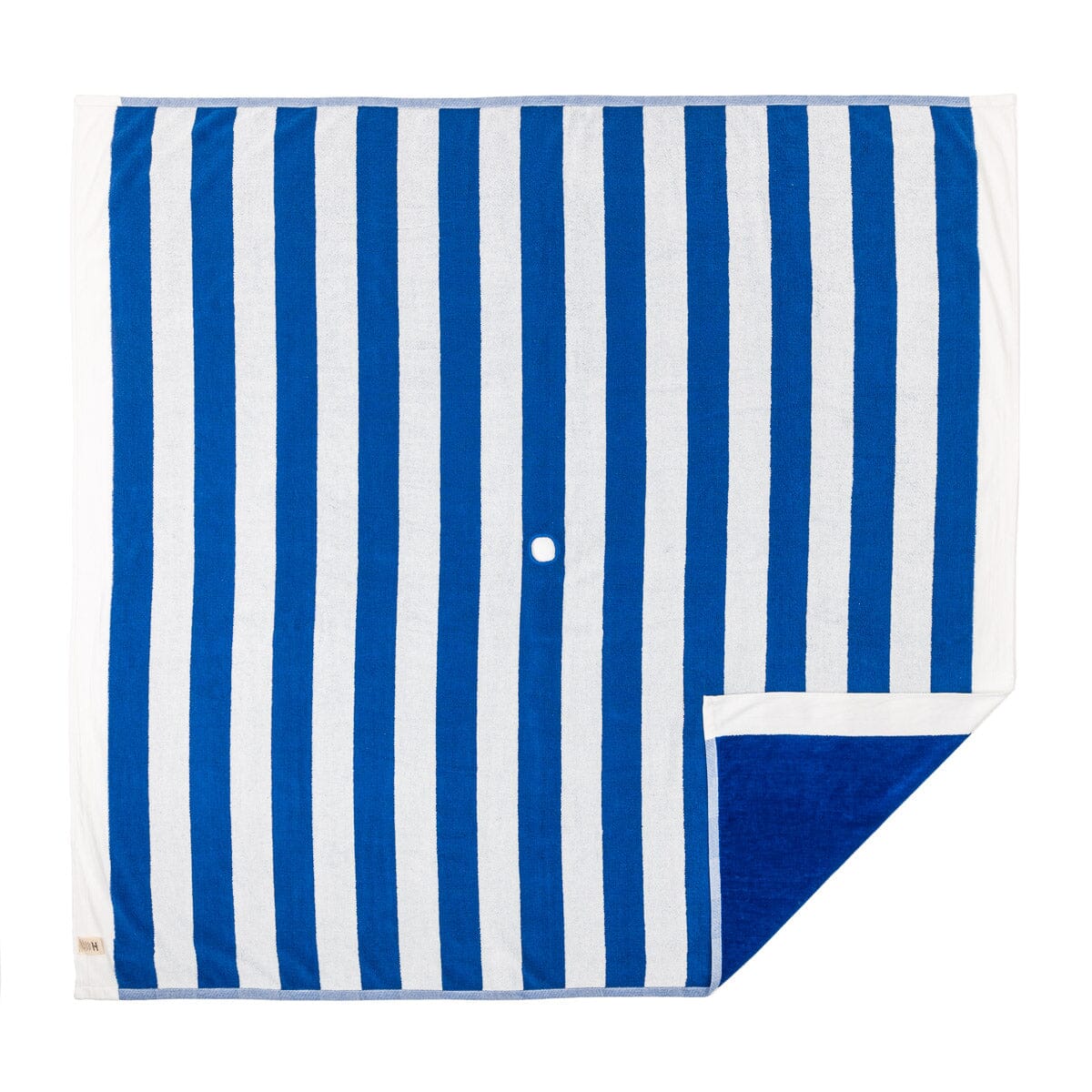 The Beach Blanket - Crew Mediterranean Blue Stripe Beach Blanket Business & Pleasure Co. 