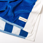 The Beach Blanket - Crew Mediterranean Blue Stripe Beach Blanket Business & Pleasure Co. 