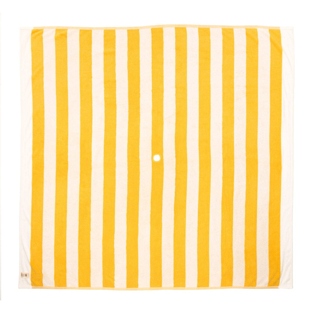 The Beach Blanket - Crew Mimosa Yellow Stripe Beach Blanket Business & Pleasure Co. 
