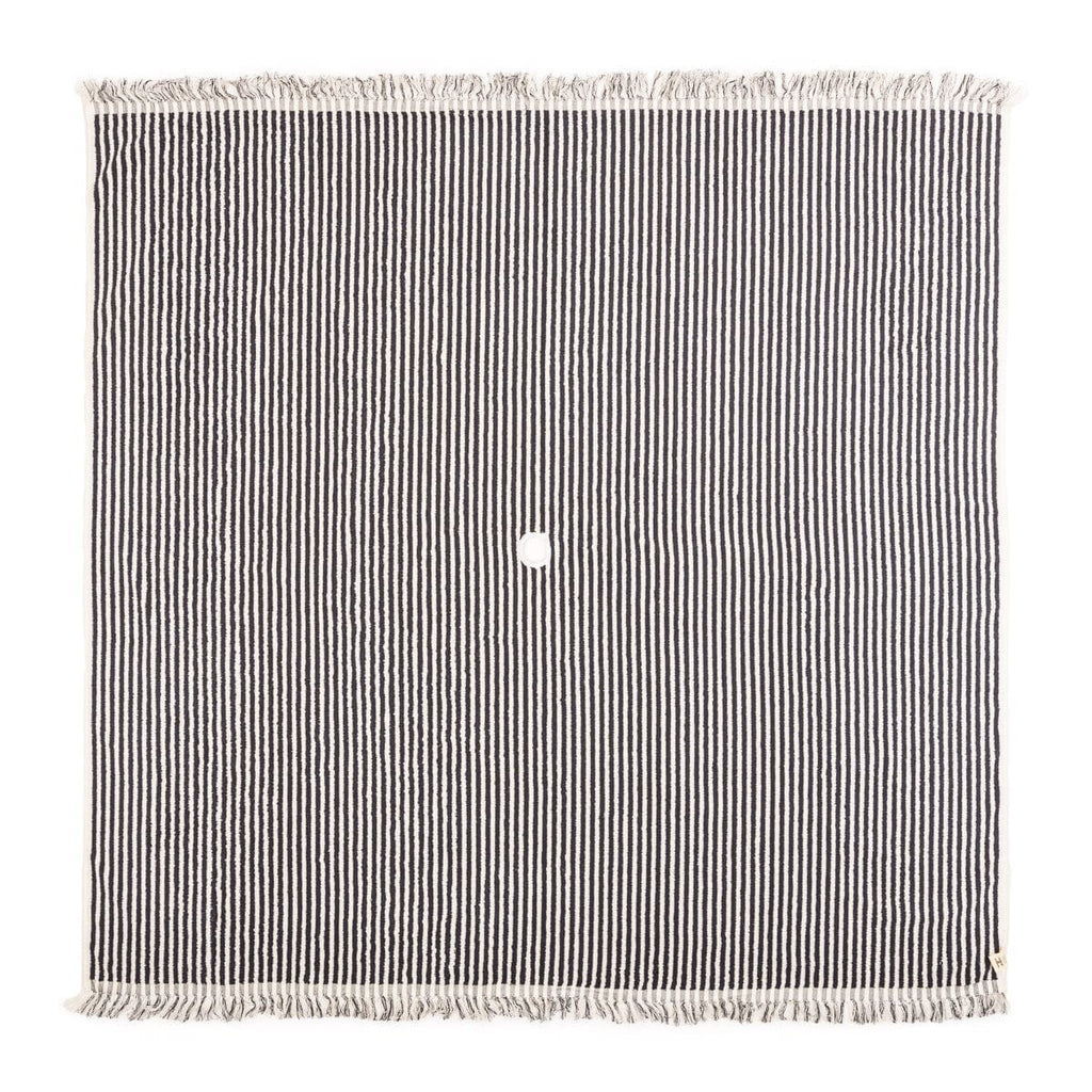 The Beach Blanket - Lauren's Navy Stripe Beach Blanket Business & Pleasure Co 
