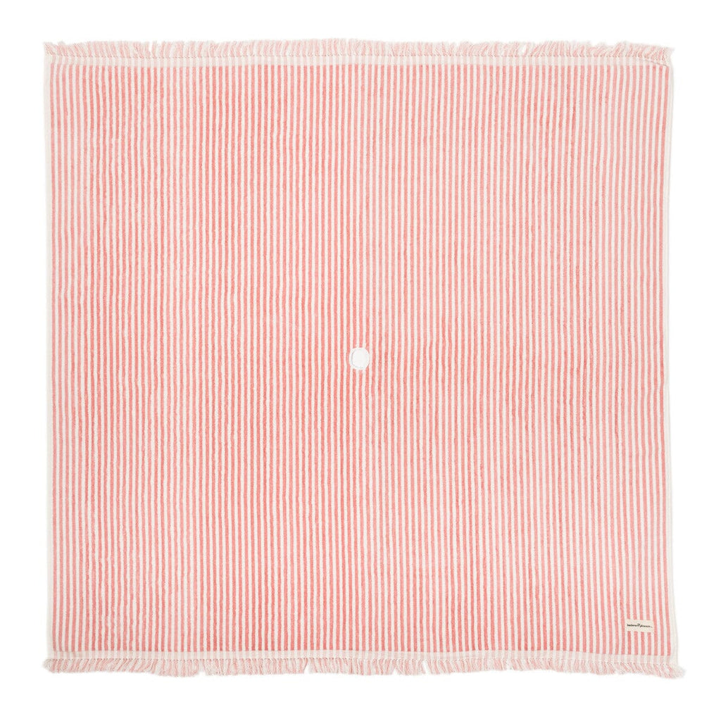 The Beach Blanket - Lauren's Pink Stripe Beach Blanket Business & Pleasure Co 