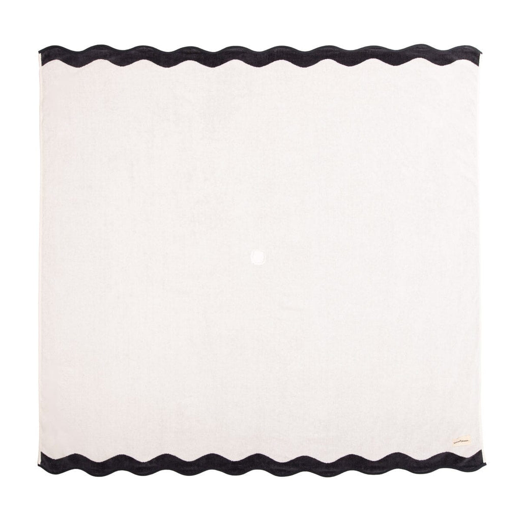 The Beach Blanket - Rivie White Beach Blanket Business & Pleasure Co 