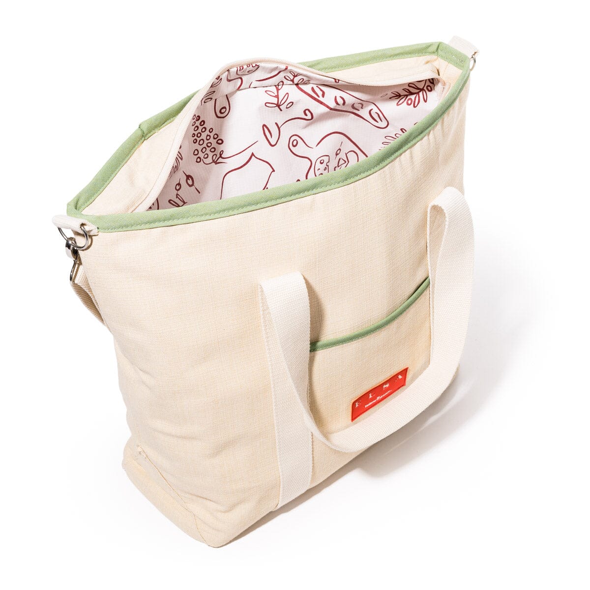 The Cooler Tote Bag - Elsa Cream Cooler Tote Business & Pleasure Co 