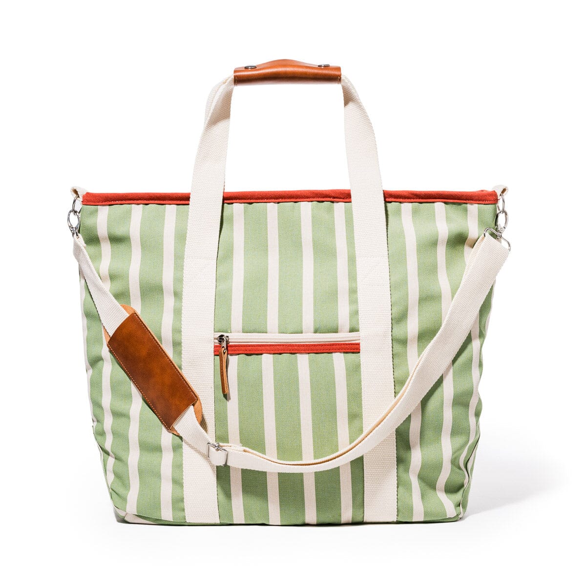 The Cooler Tote Bag - Elsa Stripe Cooler Tote Business & Pleasure Co 