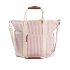 The Cooler Tote Bag - Lauren's Pink Stripe Cooler Tote Business & Pleasure Co 