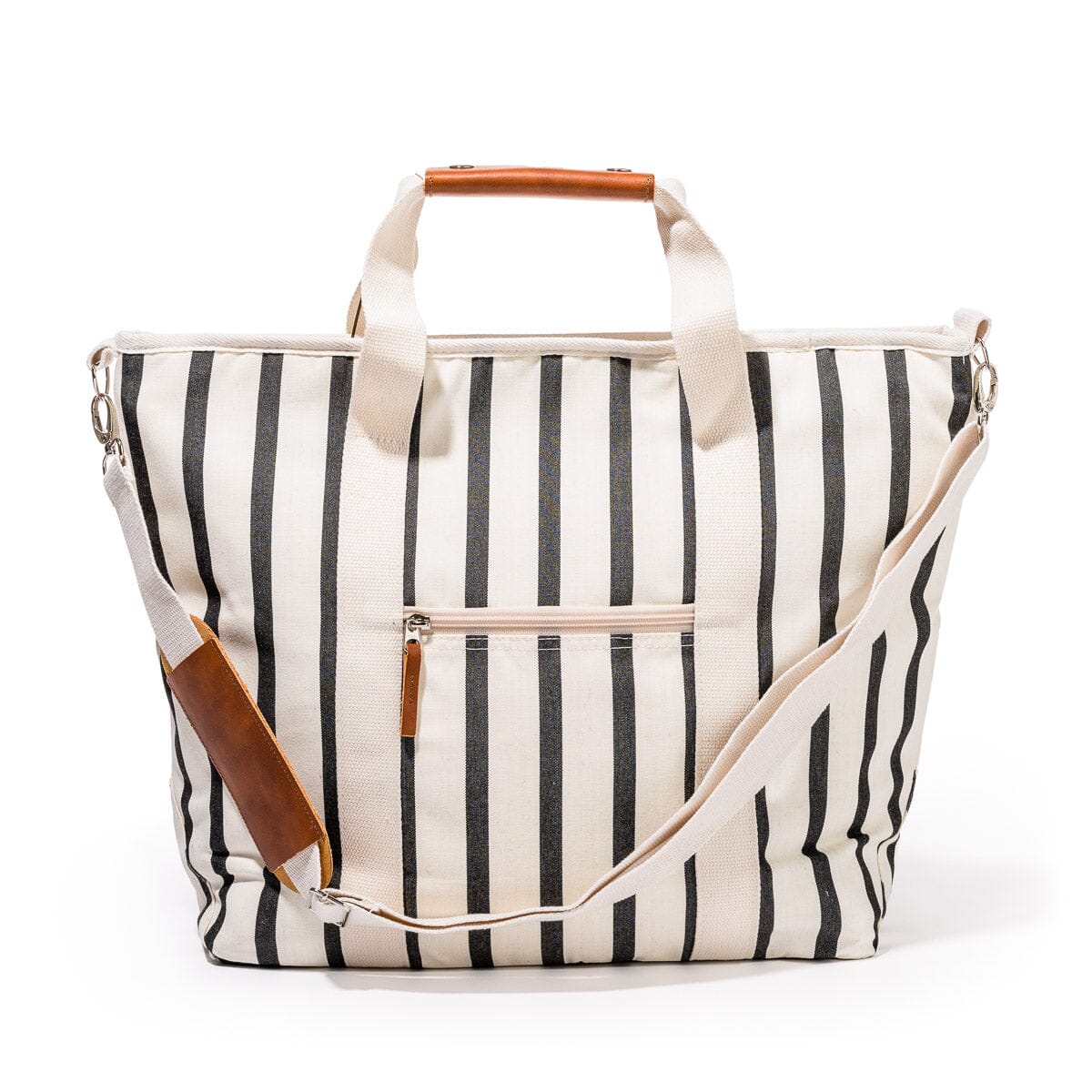 The Cooler Tote Bag - Monaco Black Stripe Cooler Tote Business & Pleasure Co 