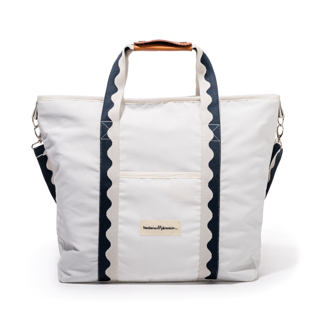 The Premium Cooler Tote Bag - Rivie White Cooler Tote Business & Pleasure Co. 