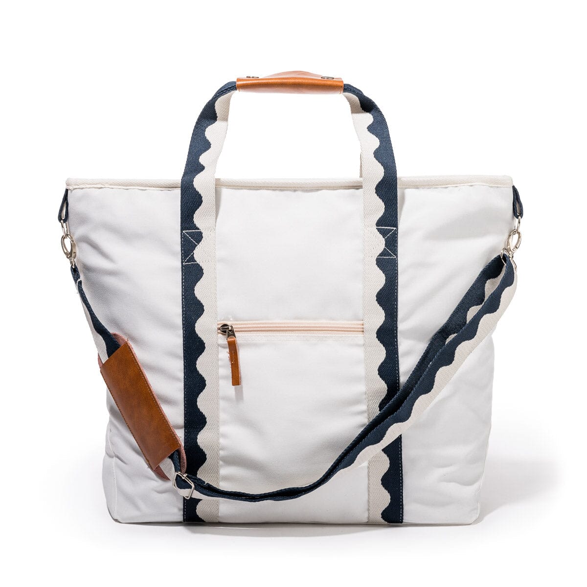 The Premium Cooler Tote Bag - Rivie White Cooler Tote Business & Pleasure Co. 