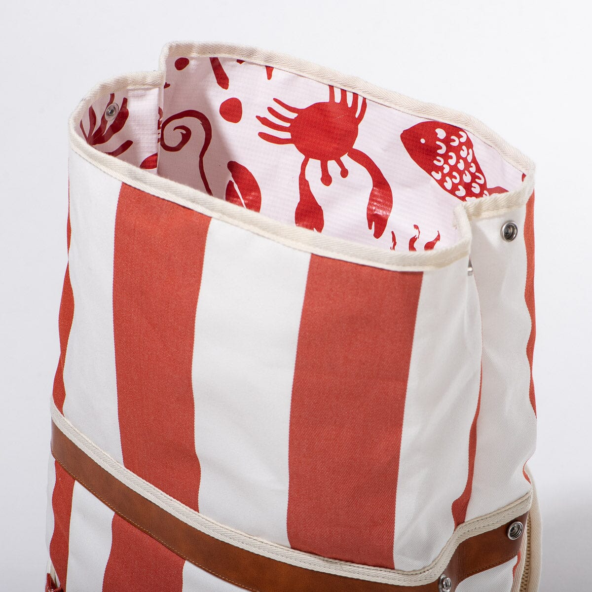 The Backpack Cooler - Crew Le Sirenuse Stripe Backpack Cooler Business & Pleasure Co. 