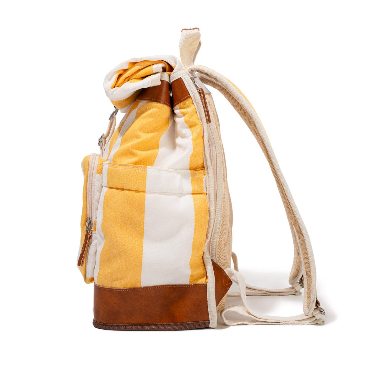 The Backpack Cooler - Crew Mimosa Yellow Stripe Backpack Cooler Business & Pleasure Co. 