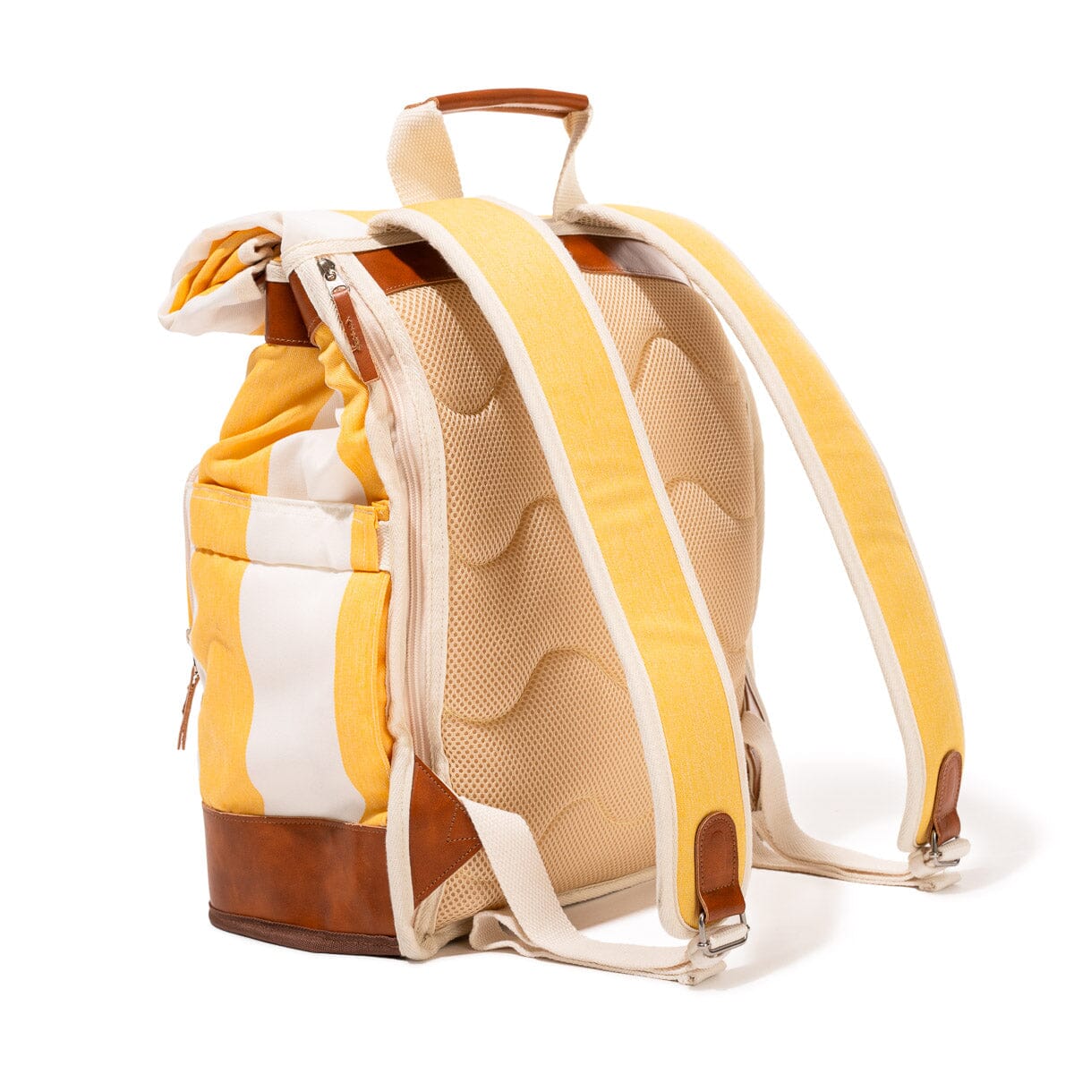 The Backpack Cooler - Crew Mimosa Yellow Stripe Backpack Cooler Business & Pleasure Co. 