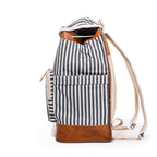 The Backpack Cooler - Laurens Navy Stripe Backpack Cooler Business & Pleasure Co 