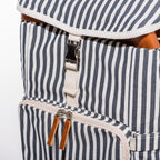 The Backpack Cooler - Laurens Navy Stripe Backpack Cooler Business & Pleasure Co 